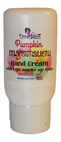 Diva Stuff Nourishing Hand Cream with Kojic Acid for Sun and Age Spots, Pumpkin Marshmallow Scent Diva Stuff Nourishing Hand Cream with Kojic Acid for Sun and Age Spots, Pumpkin Marshmallow Scent