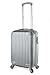 TravelCross Columbia Luggage 3 Piece Lightweight Spinner Set (Silver)