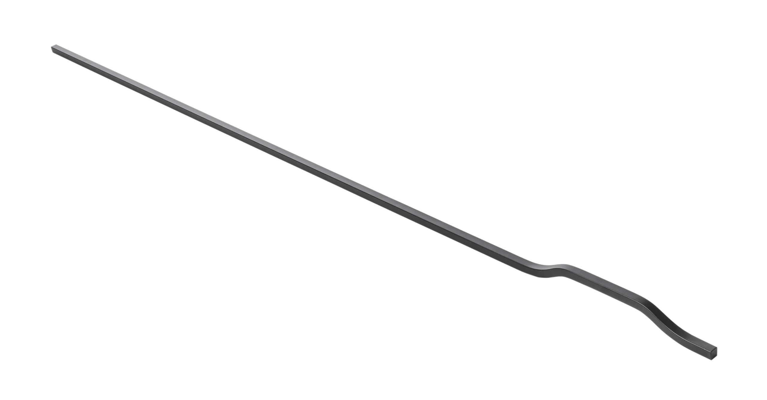 GTV - Gravel Furniture Handle - Long 120 cm - Aluminium - Matte Black