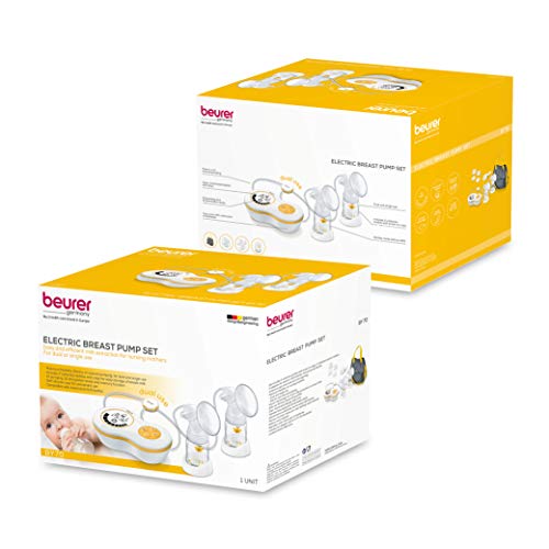 image for Beurer Electric Dual Breast Pump, Double Comfortable Pumping, Portable