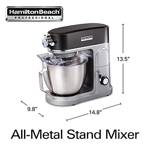 Hamilton Beach Professional AllMetal Stand Mixer with Specialty