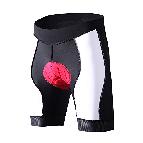 image for Eco-daily Men's Cycling Shorts Padded Bicycle Riding Half Pants Bike B