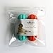 Bone Shape Dog Dental Toy Slow Eat Free BPA Rubber 2 Pack Playing Toy Balls for Dog
