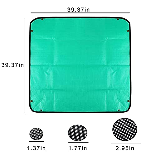 39.4" x 39.4" Plant Repotting Mat, Large Foldable Gardening Mat