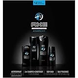 AXE New 2016 ANARCHY 4 Piece Box Set:Daily Body Spray, Antiperspirant Stick, Shower Gel, 2-IN-1 Shampoo Conditioner