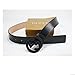 New Authentic GG Black Men's Guccissima Leather Belt