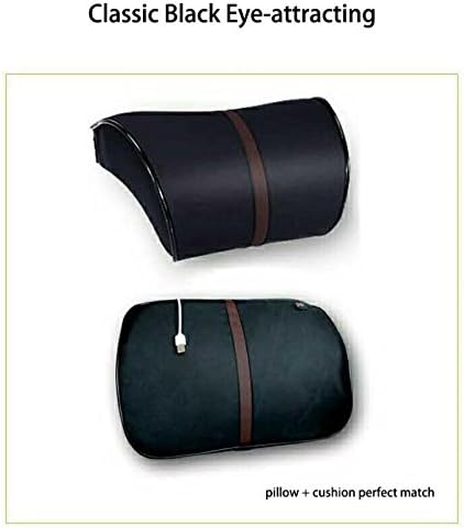 Car Mid-hard Memory Foam Car Seat Head Pillow Neck Pillow With Adjustable Elastic Strap(Black