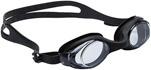 SBORTI Swim Goggles Leaking Anti Fog UV Protection Triathlon Swimming Goggles with Ear Plugs and Nose Clip, Free Protection Case for Adult Men Women Youth Kids, Black