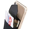 Sinjimoru Porte Carte de Crédit pour l’arrière de Votre téléphone, Pochette Autocollante avec Rabat, pour iPhone et…