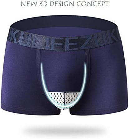 ZukuLife Mens Ice Silk Boxer Mesh Brief
