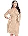 LookbookStore Women's Plus Size Lace 3/4 Sleeves Formal True Wrap Dress