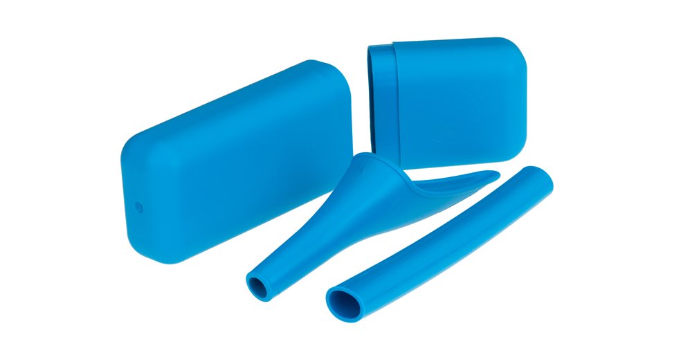 SHEWEE Extreme Dispositivo urinario femenino para orinar de pie Azul