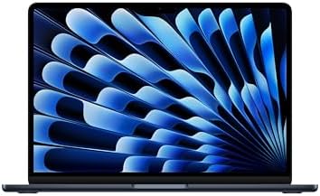 Apple 2025 MacBook Air 13-inch Laptop with M4 chip: Built for Apple Intelligence, 13.6-inch Liquid Retina Display, 16GB Unified Memory, 256GB SSD Storage, 12MP Center Stage Camera, Touch ID; Midnight