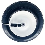 14" 3.50-8" Flat Free Pneumatic All Purpose Tire on