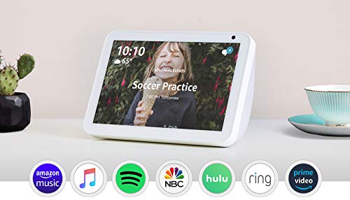 Introducing Echo Show 8 - HD 8" smart display with Alexa - Sandstone