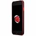 iPhone 7 Plus Case, Sherox Two-Color Shock Absorption Clear Soft TPU Bumper Case for iPhone 7 Plus 5.5 Inch (Black with Red Frame)