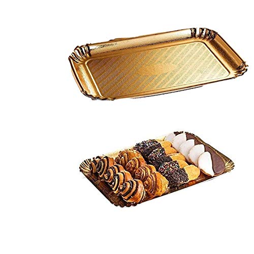gold cookie tray [Made in Italy] Gold Cake Trays gold cookie tray disposable serving trays for