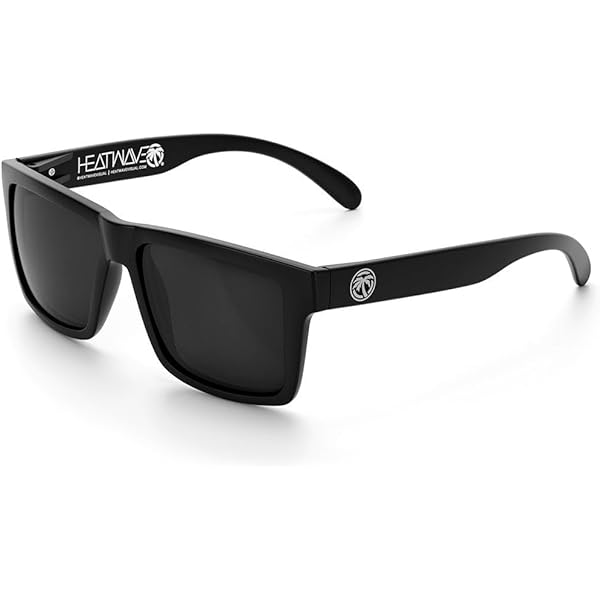 ブラックフレーム サングラス グレー レンズ Heat Wave Visual Quatro Z87 Sunglasses in Black with Black Bar at