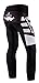 sponeed Men's Bike Tights Compression with Padding Cycling Leggings Padded Spin Indoor Biking Pants US XL White