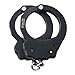 ASP Ultra Black Chain Handcuffs, Aluminum Bow, Lightweight, Double Sided Keywaysthumb 2