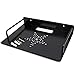 Xiboya textile Alumimum Alloy Wall Mount Shelf Bracket for TV Accessories WiFi Router TV Box Set Top Box (Black, 11.2'' x 8.2'')