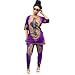 Elevin(TM) Women Summer African National Print Casual Straight Print Tops+Pants