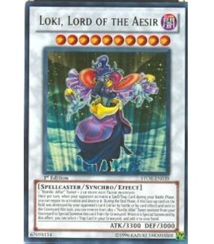 Amazon.com: Yu-Gi-Oh! - Thor, Lord of The Aesir - LEHD-ENB30 - Common - 1st  Edition - Legendary Hero Decks