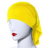 Weixinbuy Muslim Women Soft Comfortable Inner Hijab Caps