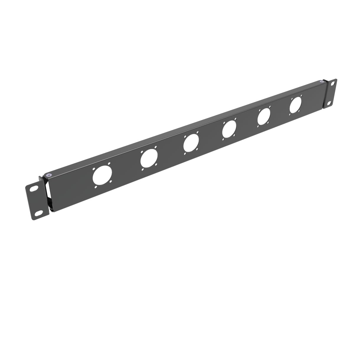 Photo 1 of QiaoYoubang 1U Hinged Rack Panel 6D XLR HDMI Audio Rack Mount Panel for 19 inches Rack Mount (6D)
