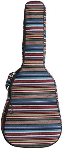 GlenmiBohemian Acoustic Guitar Case for Girls,Soft Foam Padded 40 41 Inch classical folk Guitar Gig Bag Backpack with Neck Protector Pillow Pad