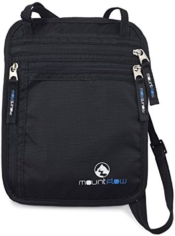 Passport Holder Neck Travel Wallet – RFID Pouch Bag - Anti Theft Organizer