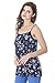 Bearsland Women's Maternity Nursing Tank Tops Sleeveless Breastfeeding Clothes,Deep Blue,Large