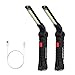 LED Work Light, Coquimbo COB Rechargeable Work Lights with Magnetic Base 360°Rotate and 5 Modes Bright LED Flashlight Inspection Lamp for Car Repair, Household and Emergency Use (2 Pack, 20.3x3.5cm)