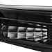 Spec-D Tuning Black Housing Clear Lens Bumper Lights Compatible with 1999-2002 Chevy Silverado, 2000-2006 Chevy Tahoe and Suburban 1500/2500, L+R Pair Assembly