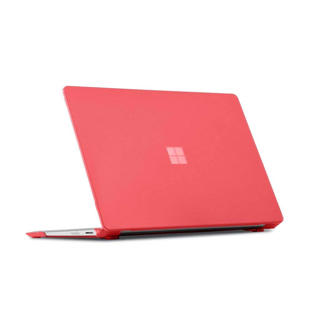 mCover Hard Case Only Compatible with 13.5-inch Microsoft Surface Laptop 1/2 / 3/4 with Metal Keyboard (Not for Alcantara Keyboard) - Red