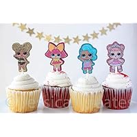 L.O.L. Cupcake Topper, LOL, L.O.L, LOL Party Decor, LOL Party, Girls Party Decor, lol toppers