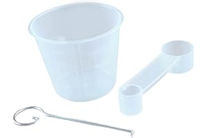 Leefasy 3X Bread Machine Parts Aceessories Long Handle Scoop 200ml Cooking Beginner with Paddle Removal Hook Accessories Brea