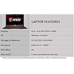 MSI Gaming GL63 9RCX-219INIntel Corei5-9300H 9th Gen 15.6-inch Gaming Laptop (8GB/512GB NVMe SSD/Windows 10 Home/GTX… 5 MSI Gaming GL63 9RCX-219INIntel Corei5-9300H 9th Gen 15.6-inch Gaming Laptop (8GB/512GB NVMe SSD/Windows 10 Home/GTX… 11
