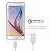 (2 Pack) Lightning Cable, SAUS 10 ft Nylon Braided Micro USB Cable High Speed USB 2.0 A Male to Micro B Sync and Charging Universal for Samsung,HTC,Motorola,Nokia,Android,and More(Golden+Rose Gold)