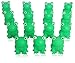 Passover Frogs - Bag of 15 Plastic Squeaking Frogs, Soft Plastic Bright Green 10 Plague Frogs