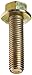 Steel Hex Bolt, Grade 8, Zinc Yellow-Chromate Plated Finish, Flange Hex Head, External Hex Drive, Meets IFI 111/SAE J429, Flanged, Non-Serrated, 1-1/4