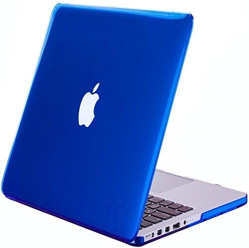MacBook Pro 15" Case, Onkuey Crystal Surface Protective Plastic Hard Case Cover for Apple MacBook Pro 15.4" (Model A1286) (No Retina Display), Blue
