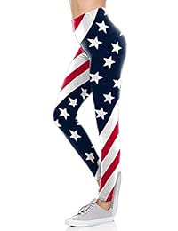 Leggings de Sipaya de cintura alta y hasta los tobillos para dama, impresión de estilo navideño