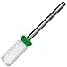 Pana Professional USA Ceramic White Small Barrel Bit Nail Drill (Grit: Coarse) 3/32
