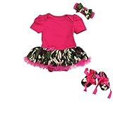 Baby Camouflage Camo Romper Bodysuit Tutu