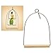 Balacoo Bird Swing Perch – Wooden Parrot Standing Toy Birdcage Wood Hanging Stand for Parakeets, Cockatiels,Guinea Pig (Size S)thumb 2