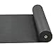 Yaheetech 3FT x 300FT Biodegradable Weed Barrier Fabric Weed Control Landscape Fabric in Rolls Black Garden Rubber Mulch