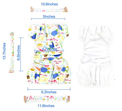 2 Langsprit+Diaper+Reuseable+Washable+Swimming