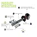 Snorda H11 LED Headlight Bulb, 8000 Lumens ultra-bright H8/H9 headlight bulb Conversion Kit with CSP Chips to replace High Beam, Low Beam and Fog Bulb (white 6500K)-2 packs
