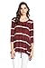 Frumos Womens 3/4 Sleeve Tie Dye Long Tunic Top Made In USA